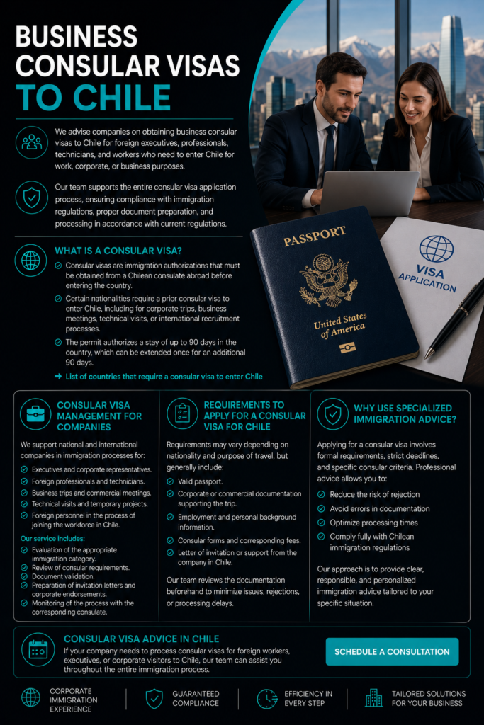 FIC Visas Chile I BUSINESS CONSULAR VISAS TO CHILE